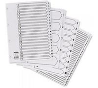 Concorde Concord Classic Index Mylar-Reinforced Punched 4 Holes 1-200 A4 White Ref 05801/cs58