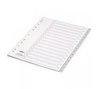 Concorde Concord Grey Index Polypropylene 120 Micron Europunched 1-15 A4 Ref 62605