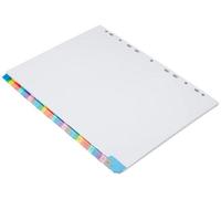 Concorde Concord Punched Pocket Index Multicolour-Tabbed Europunched 1-31 Extra Wide A4 White Ref Cs100