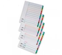 Concorde Concord Punched Pocket Index Multicolour-Tabbed Europunched A-Z 20-Part Extra Wide A4 White Ref Cs78