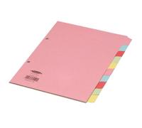 Concorde Concord Subject Dividers 230 Micron 10-Part A5 Ref 72199/j21