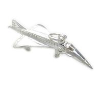 Concorde Jet Plane Sterling Silver Charm Pendant .925 x 1 planes charms