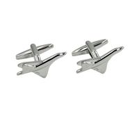 Concorde Plane Cufflinks in a Personalised Engraved Cufflink Box