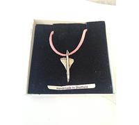 Concorde Plane PP-T20 English Pewter on a Pink Cord Necklace Handmade 41CM