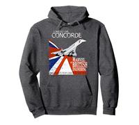 Concorde Retro Vintage British aircraft travel pilot t-shirt Pullover Hoodie