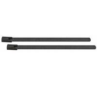 Concordia Technologies Concordia Coated Stainless Steel Roller Ball Cable Ties 260mm X 4.6mm, 100 Pack