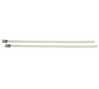 Concordia Technologies Concordia Uncoated Stainless Steel Roller Ball Cable Ties 260mm X 4.6mm 100 Pack
