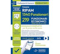 Concorsi RIPAM 2026: 1340 Funzionari - 219 Funzionari economici: Teoria e test per la prova scritta unica (P&C)