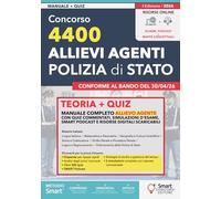 Concorso 4400 Allievi Agenti della Polizia di Stato: Manuale di teoria e quiz per la prova scritta 2026, schemi operativi e quiz commentati. ... - Manuali Completi per i Concorsi Pubblici)