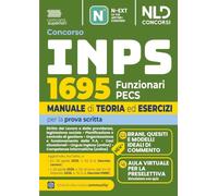 Concorso INPS 2026 1695 Funzionari PECS prova scritta. Manuale di teoria ed esercizi. Con software di simulazione
