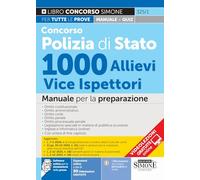 Concorso Polizia di Stato 1000 allievi vice ispettori. Manuale per la preparazione. Con espansioni online e più 90 Videolezioni GRATUITE. Con software ... della prova (Concorsi e abilitazioni)