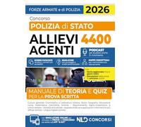 Concorso Polizia di Stato allievi agenti. Manuale di teoria e quiz per la prova scritta 2026