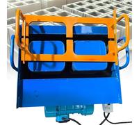 Concrete Block Making Machine, Automatic Concrete Block Machine, Brick Making Machinery, 212 Vibration/Min, 45s Fast Forming, Suitable for Home Farm Garden Construction DIY Projects