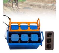 Concrete Block Making Machine for Efficient Brick Production, Vibration Motor Driven for Fast Forming, Ideal for Construction Projects