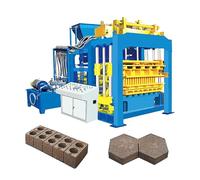 Concrete Block Making Machine with Fast Output Automatic Brick Making Machine Compact Produces Sturdy Concrete Blocks Maquina para Hacer Bloques de Cemento