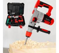 Concrete Breaker Demolition Hammer - 2200W 930r/min Electric Jack Hammer for Concrete Heavy Duty 360 ° 220V SDS Hammer Drill with Flat Point Chisels Case with 6 Drill Bits