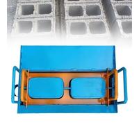 Concrete Brick Mould Maker - Manual Cement Machine for Hollow Blocks, 212 Vibration Frequency, 45s Fast Forming, Produces 30 Bricks/Hour