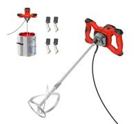 Concrete Cement Mixer 2600W Electric Paddle Mixer Drill M14 Mixing Paddle Paint Mixer Plaster Mixer with Adjustable 6-Speed Resin Mixer Mortar Mixer for Mixing Feed Motar Grouts Paint