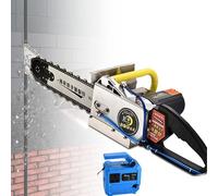 Concrete Chainsaw Cutter, 5800W Adjustable Speed with Water Pump | Powerful Electric Chainsaw Concrete Cutter with Full Copper Motor and Adjustable Speed for Efficient Masonry Cutting