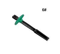 Concrete Chisel Stone Splitter Masonry Tool Flat Shovel Steel Black | Crafted from heat-treated chromium vanadium steel, this concrete chisel head offers exceptional strength and rust resistance.