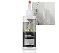 Concrete Crack Filler - Asphalt & Concrete Crack Filler, Multi-Purpose Waterproof Cement Repair Adhesive for Driveways, Outdoor, Black, 150ml