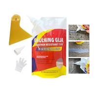 Concrete Crack Filler - Heavy-Duty Wall Sealant | Quick-Drying Floor Repair Adhesive | Waterproof Bonding Agent For Roof, Brick Patching Compound Household, Outdoor Tile Filleing Solution