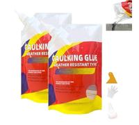 Concrete Crack Waterproof Repair Sealant, Caulking Glue Weather Resistant Type, Waterproof Insulating Sealant,Concrete Waterproof Repair Sealant (2pcs, 500g)