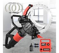 Concrete Cutter, 16-Inch Heavy-Duty Wet Cutting Design, Professional Ring Saw for Masonry, Stone, Granite, Cement Blocks, 29 cm Cutting Depth with 3 Diamond Blades, 9500W