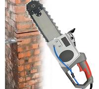 Concrete Cutter Chain Saw, 360° No-Dead-Angle Design, Dual Diamond Chains, 35cm/48cm Cutting Depth, Wet Supply Dust Removal, Pro Chainsaw Kit for Wall Grooving