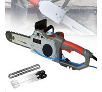 Concrete Cutting Chain Saw,Electric Diamond Chain Wall Cutter,Handheld Chainsaw with Water Fed Dust Suppression for Slotted Rebar,Marble,Bricks and Marble
