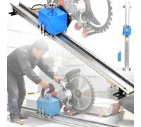 Concrete Cutting Machine Guide, Heavy-Duty Aluminum Circular Saw Track, Precision Ring Cutter Saw Guide, 70mm Diameter Auto-Feed, 2.5m Length