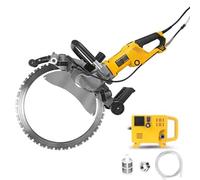 Concrete Cutting Machine with 29/39/49cm Depth Ring Saw, Water Cooling & Diamond Blade Groove Cutting Tool for Construction