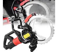 Concrete Cutting Ring Saw - 9500W Pro Wall Chaser with Water Cooling, 30cm Deep Cut for Stone & Brick Walls, Includes 2 Saw Blades