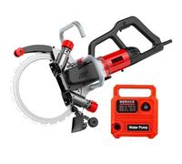 Concrete Cutting Saw Electric Ring Saw Wall Cutting Machine for Stone Brick Groove Cutting Machine,Ring Cutting Saw Cutting Depth 270mm,9500W