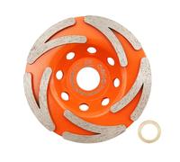 Concrete Diamond Grinding Cup Wheel 4 1/2",BRSCHNITT Diamond Cyclone Cup Grinder for Grinding/Polishing/Cleaning Granite, Concrete,Stone, Cement, Marble, Rock Angle Grinder.