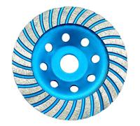 Concrete Diamond Turbo Grinding Cup Wheel,5 inch Diamond Turbo Row Cutting Wheel for Grinding/Polishing/Cleaning Surface Grinding Granite,Concrete,Stone,Cement,Marble