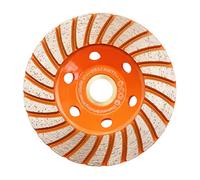 Concrete Diamond Turbo Grinding Cup Wheel,BRSCHNITT 100mm Angle Grinder Diamond Turbo Row Cutting Wheel for Grinding/Polishing/Cleaning Surface Grinding Granite,Concrete,Stone,Cement,Marble,Rock