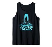 Concrete Dreams Hip-Hop Culture Fans Urban City Skyline Tank Top