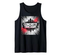 Concrete Dreams Urban Skyline Streetwear Hip-Hop for Dreamer Tank Top