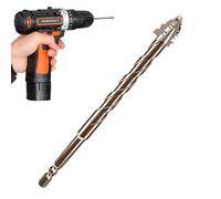 Concrete Drill Bit - Twist Eccentric Heavy Hex Bit | Multi Margin Serrated Drill Accessory for Concrete, Tiles, and Cast Iron, Durable Attachment for Elect Tools