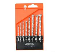 Concrete Drill Bits Set, 3 10MM Sizes, for Creating Perfect Holes in Various Hard Materials (Regular style)
