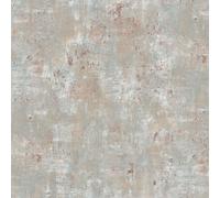 Concrete Effect Heavyweight Vinyl Textured Wallpaper AS Creation Mid Grey One Size