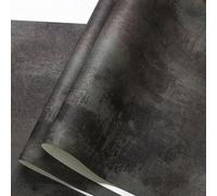 Concrete Effect Plain Dark Grey Wallpaper For Living Room Industrial Style