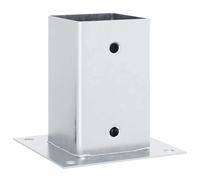 Concrete Fence Base Fence Post Base Pergola Post Base Metal Post Holder vidaXL