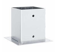 Concrete Fence Base Fence Post Base Pergola Post Base Metal Post Holder vidaXL