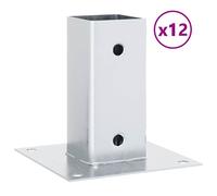 Concrete Fence Base Fence Post Base Pergola Post Base Metal Post Holder vidaXL