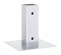 Concrete Fence Base Fence Post Base Pergola Post Base Metal Post Holder vidaXL
