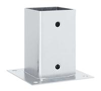 Concrete Fence Base Fence Post Base Pergola Post Base Metal Post Holder vidaXL