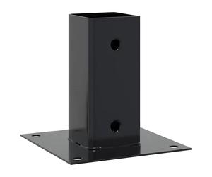 Concrete Fence Base Fence Post Base Pergola Post Base Metal Post Holder vidaXL