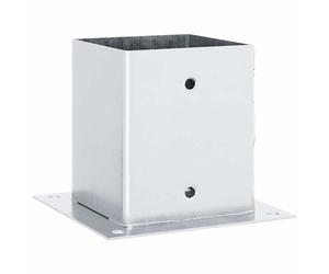 Concrete Fence Base Fence Post Base Pergola Post Base Metal Post Holder vidaXL